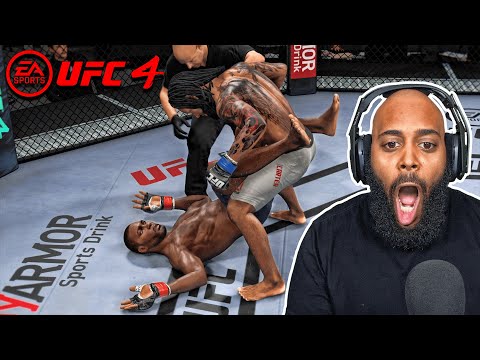 UFC 4 Career Mode EP 12 - 50 SECOND KNOCKOUT VS ANTHONY JOHNSON! (PS4) | iPodKingCarter