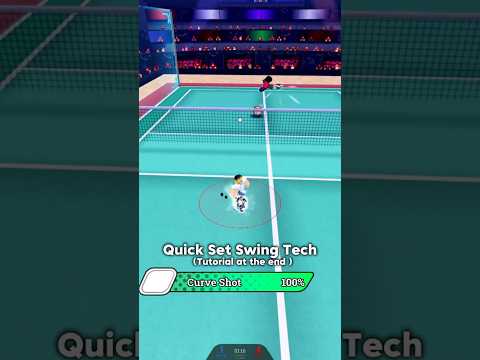 RACKET RIVALS QUICK SET SWING TECH #roblox