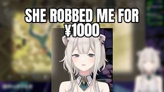 VTuber Turns Into a Money-Sniffing Character and 'Robs' Chat for ¥1000 | Shishiro Botan