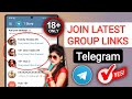 How To Add Telegram Group Links How To Join Latest Telegram Group Full Guide