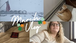 March Vlog | Spring in the Midwest 60 degrees to 6 inches of Snow | Mar 13 - 15