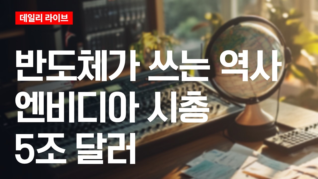 반도체가 쓰는 역사, 엔비디아 시총 5조 달러 | 데일리 라이브 | 2026.4.27(월)