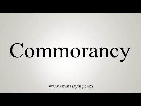 How To Say Commorancy