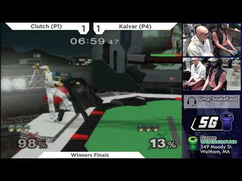 SG 21.11 SSBM - Clutch (White Marth) vs. Kalvar (Black Marth) - Melee WF