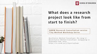 What does a research project look like from start to finish?