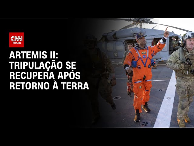 Artemis II: tripulação se recupera após retorno à Terra | AGORA CNN