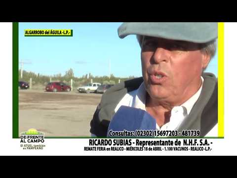 DE FRENTE AL CAMPO junto al SECTOR PRODUCTIVO PAMPEANO -RICARDO SUBIAS-