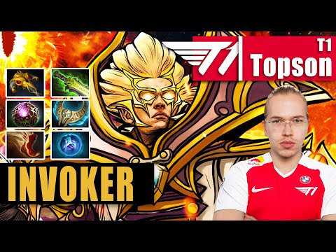 Invoker Mid | T1.Topson | 2X TI CHAMPION - TOPSON INHUMAN LEVEL INVOKER | 7.32c Gameplay Highlight