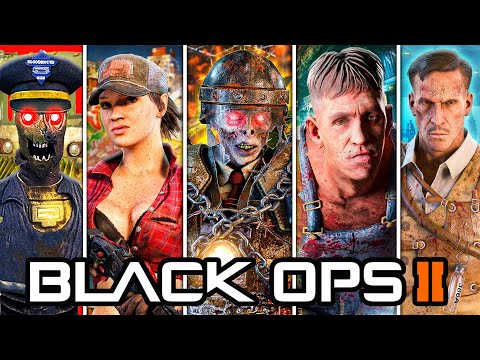 Beating EVERY BLACK OPS 2 ZOMBIES EASTER EGG in one video...