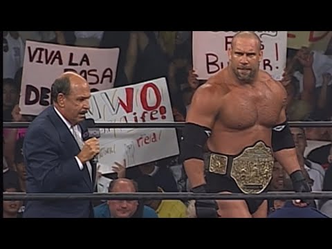 Goldberg First Interview Says Brian Adams You're Next WCW Nitro 27th July 1998