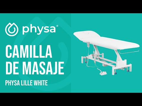 vídeo - Camilla de masaje eléctrica - 100 W - 200 kg - blanca