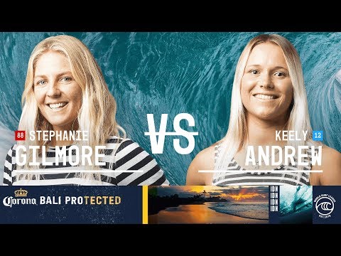 Stephanie Gilmore vs. Keely Andrew - Round of 16, Heat 5 - Corona Bali Protected W 2019