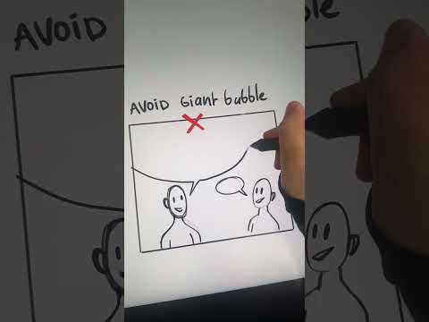 Comic tips about speech bubbles