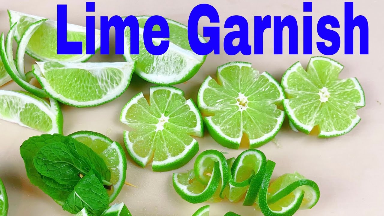 8 Stunning Lime Garnish Ideas for Cocktails | Easy & Fancy