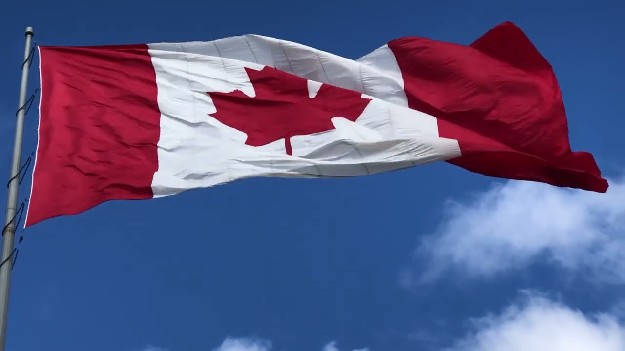 Canada Flag Waving | Royalty-Free Stock Video Footage | Videoscape