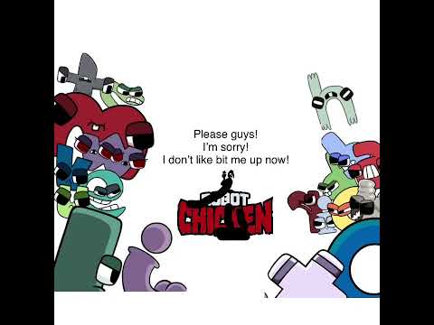 Alphabet lore lowercase getting angry for robot chiken