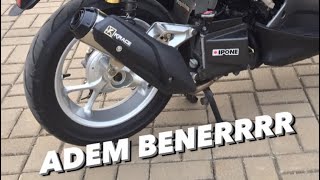 Download lagu TEST SOUND REVIEW KNALPOT KRACE AEROX 155 ADEM BANGETTT mp3