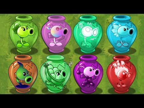 PvZ 2 Vasebreaker Challenge - Every PEA Plants Vs All Zombies