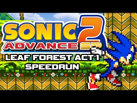 Sonic Advance 2 SP - Leaf Forest Act 1 Speedrun