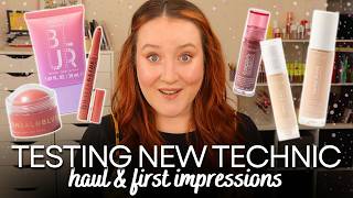 TESTING *NEW* TECHNIC COSMETICS! New Makeup Haul & Try On Review Cruelty Free Drugstore Make Up