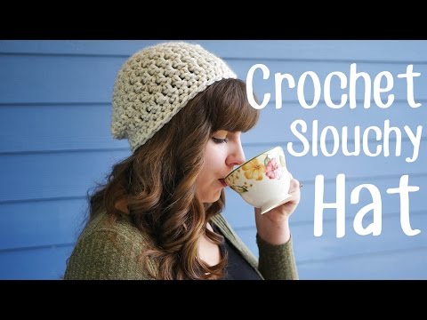 Crochet Slouchy Beanie for *Absolute Beginners*!