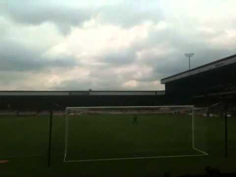 Port Vale v Crawley Town - Crawley's first goal - Great crowd reaction