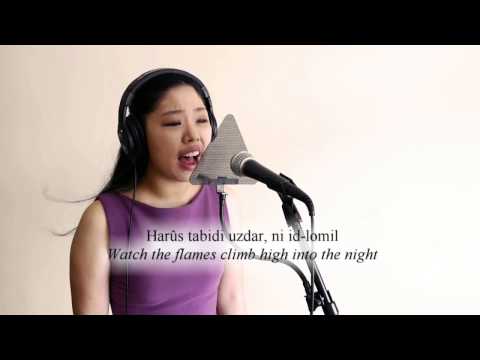 "I See Fire"  in Dwarven (Neo-Khuzdul) ~ From The Hobbit: Desolation of Smaug