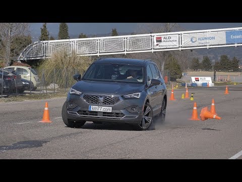 SEAT Tarraco 2019 – Maniobra de esquiva (moose test) y eslalon | km77.com