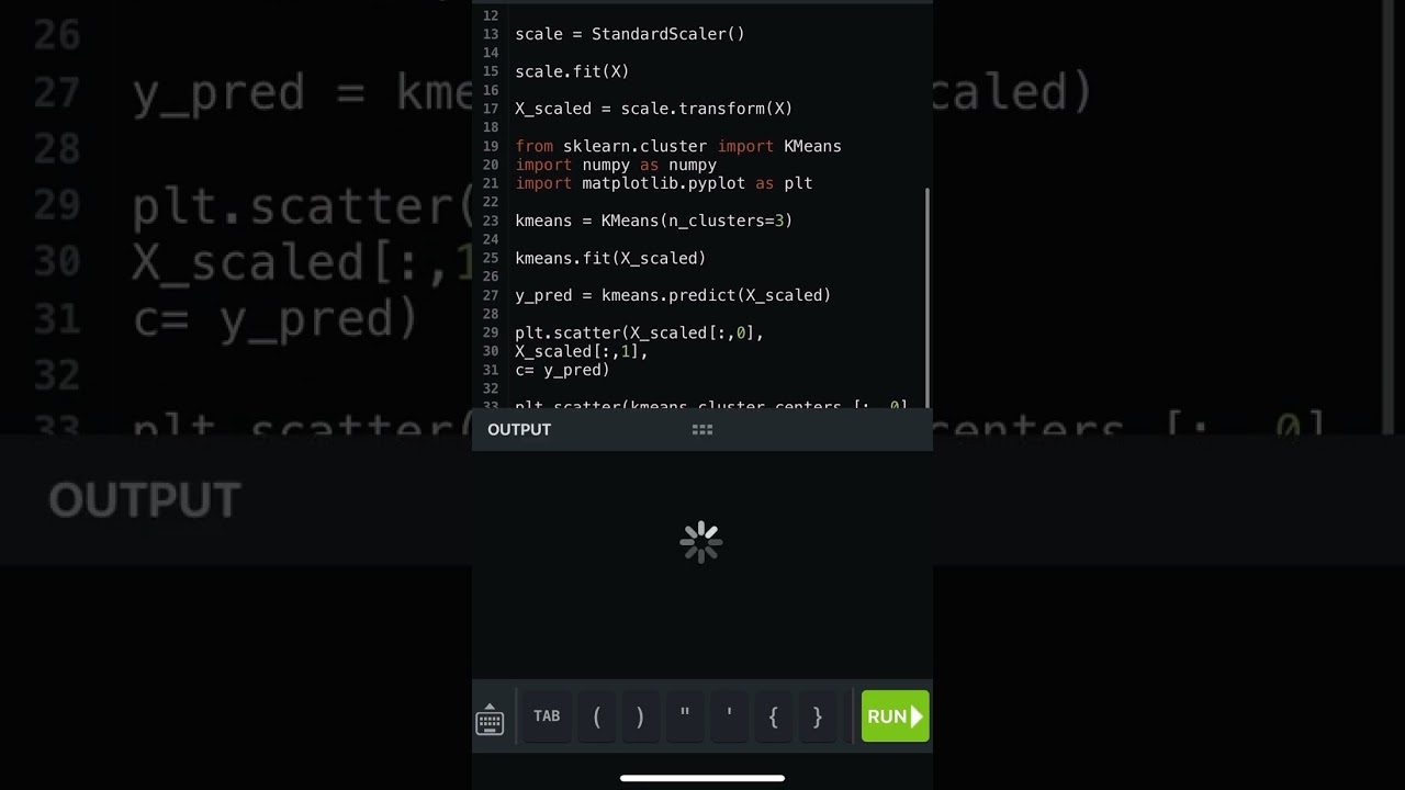 Python Bytes - Machine Learning K Means Part 5 Plot Cluster Matplotlib #python Code in Description