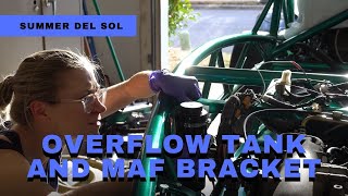 Exocet Amazon Overflow Tank and Intake bracket install