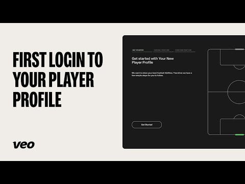First login to Player Profile | How to set up Player Profile | Veo 101