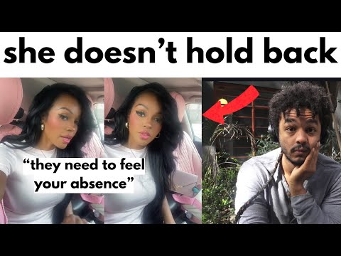 Baddie Reveals How to make a woman miss you hard