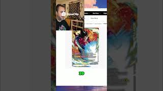 Dragon Ball Card Prices CRASHED Buy Vegeta & Gogeta NOW! #dragonballsuper #dragonballcards #shorts