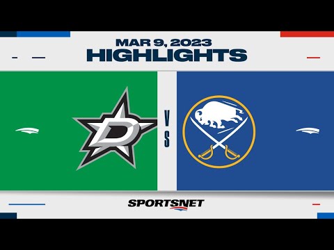 NHL Highlights | Stars vs. Sabres - March 9, 2023