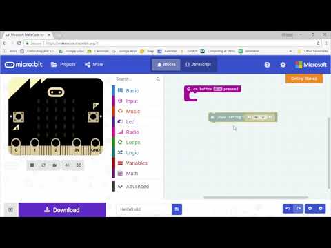 Micro:bit - Hello World Program