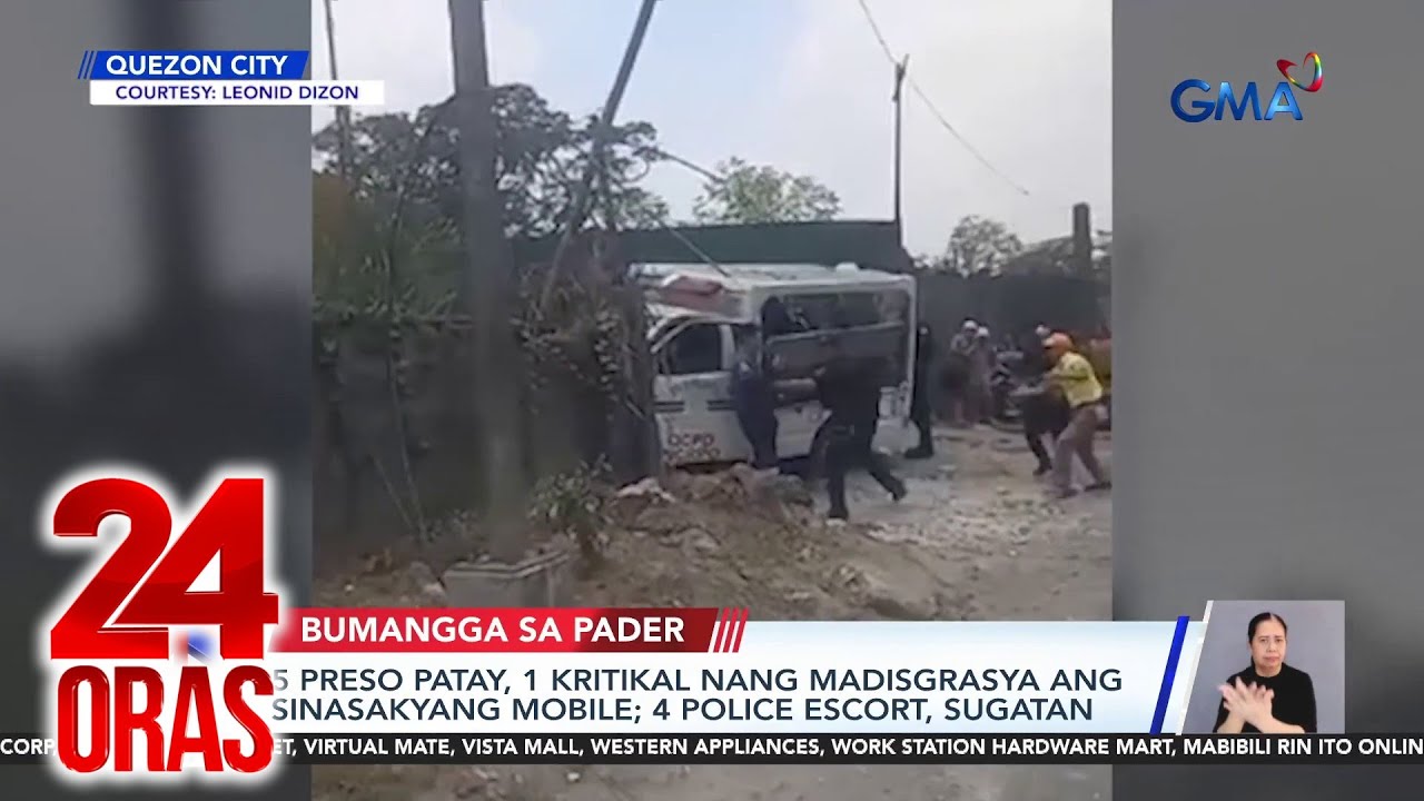 5 preso patay, 1 kritikal nang madisgrasya ang sinasakyang mobile | 24 Oras