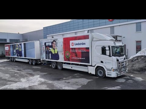 Scania Truck Drives 1,000 km daily on liquefied gas