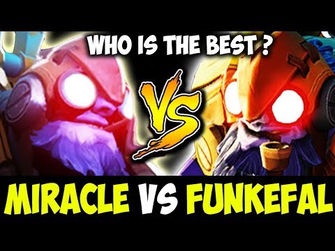 Miracle Vs Funkefal - Epic Battle Of The Best Tinker | Who Is The Best | 7.21d Dota 2