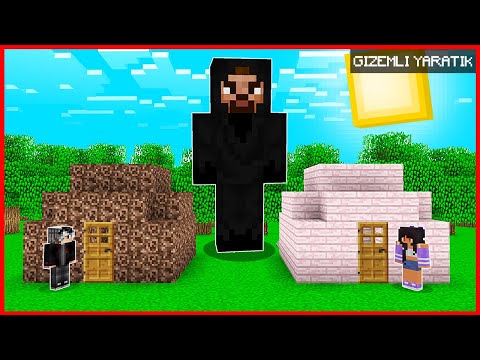 GİZEMLİ YARATIK VS EV! 😱 - Minecraft