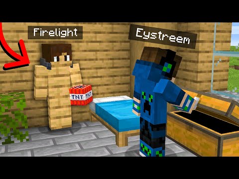 I Secretly Moved into Eystreem’s House in Minecraft