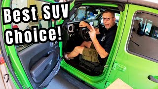 Jeep Wrangler is the best SUV choice