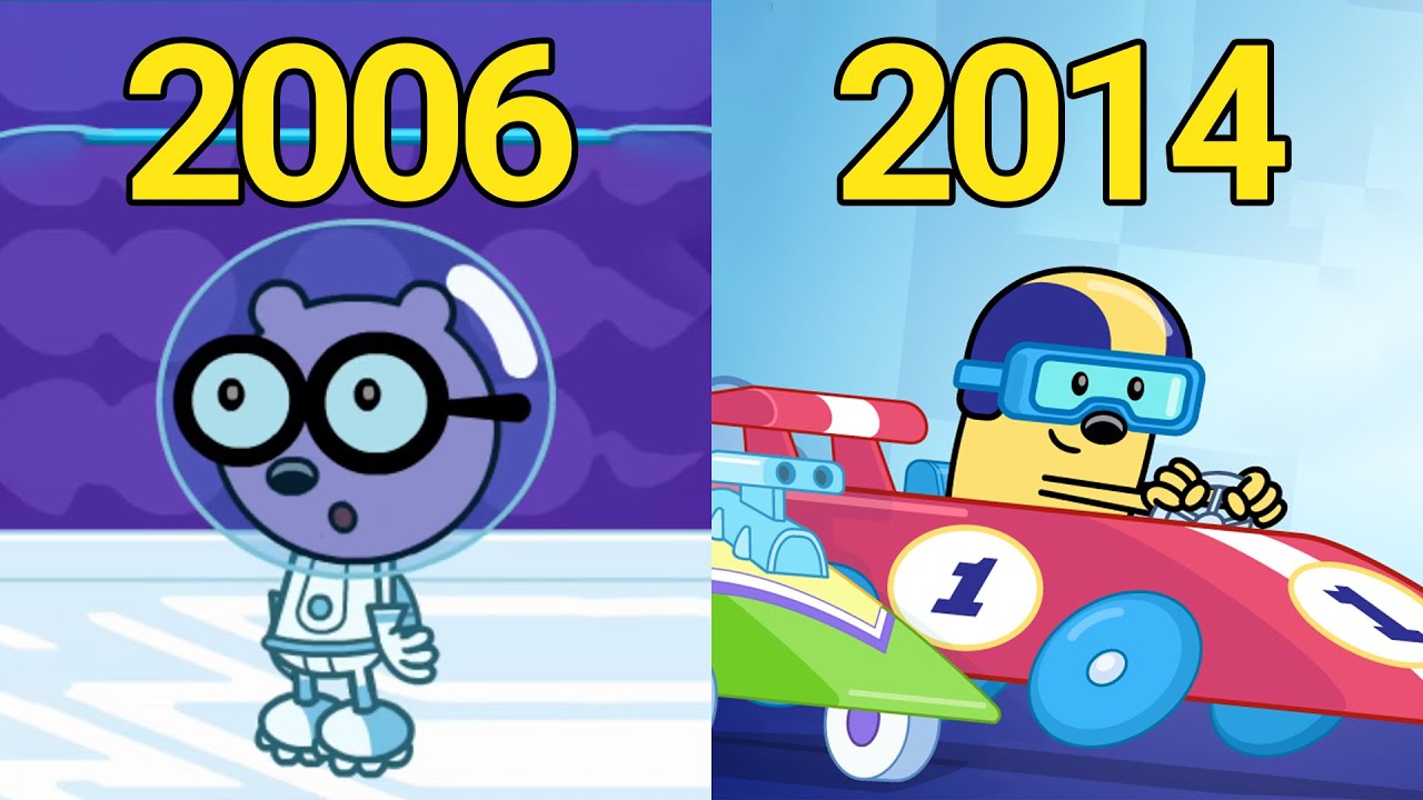 Evolution of Wow! Wow! Wubbzy! Games (2006-2014)