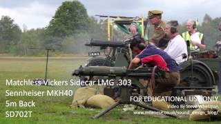 Vickers Sidecar Light Machine Gun Mic Comparison 2014