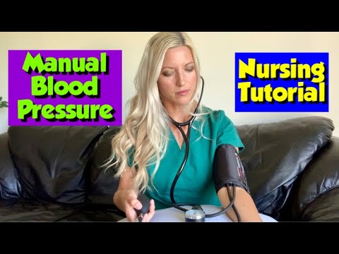 How to Take a Manual Blood Pressure (Self-Practice) | Nursing Skill Tutorial