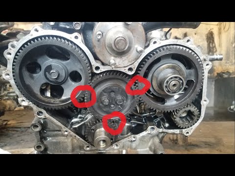 TOYOYA 14B Engine Timing Marks and restoration