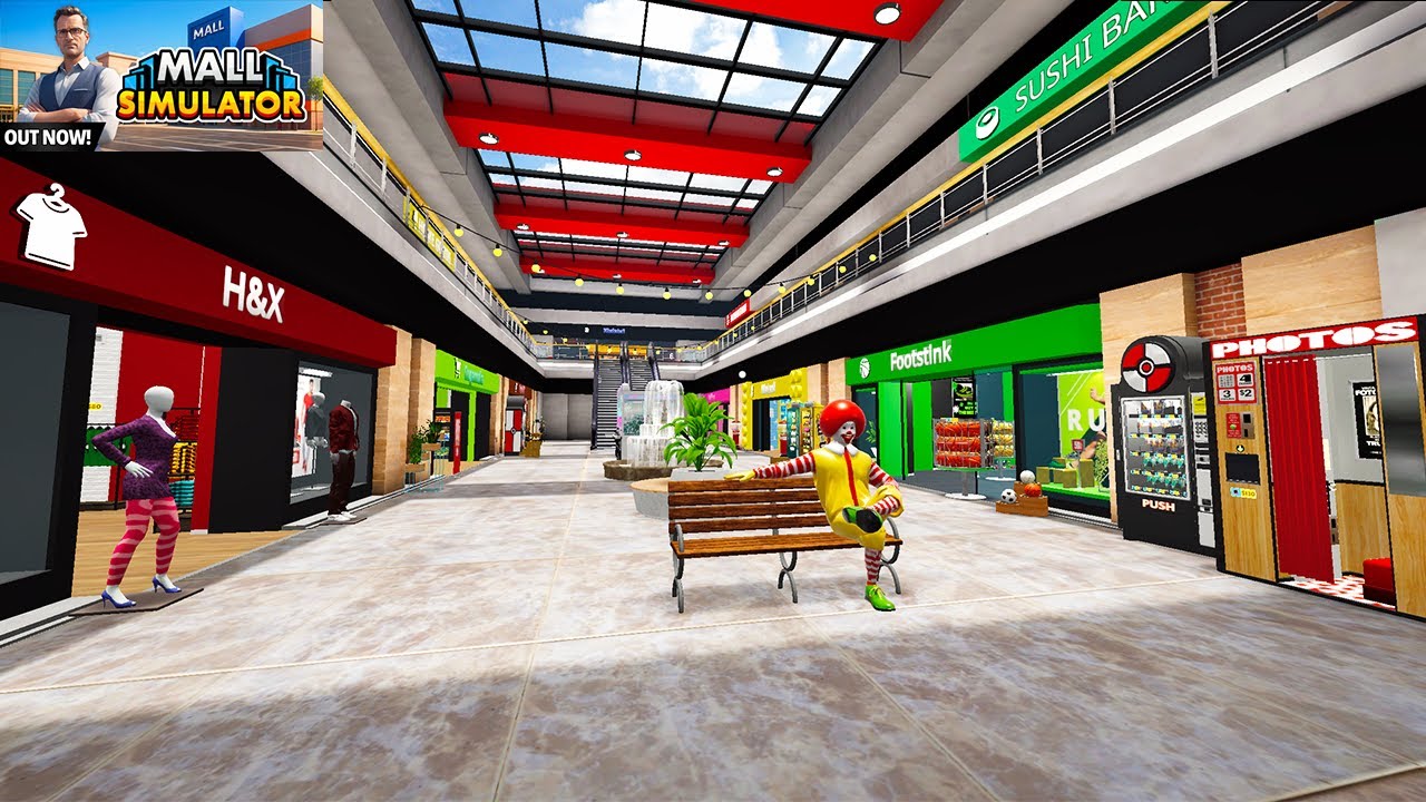 SAATNYA BUKA SEMUA TOKO LANTAI DUA DAN MENAMATKAN MALL IMPIAN! Mall Simulator GAMEPLAY #6