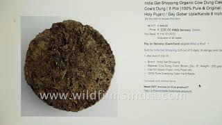 Online sale and shopping for Cow Dung Patties
