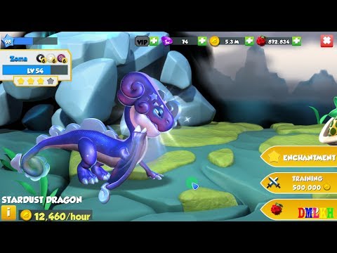 upgrade stardust dragon level 55 : dragon mania legends