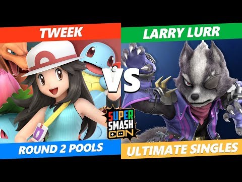 SSC 2019 SSBU - TSM Tweek (Trainer) VS T1 Larry Lurr (Wolf) Smash Ultimate Round 2 Pools