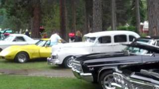 preview picture of video 'The Comancheros car show in Pinehurst Idaho with my 65'